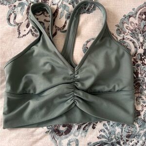 Alo Yoga Wild Thing Bra - Size Medium - Botanical Green